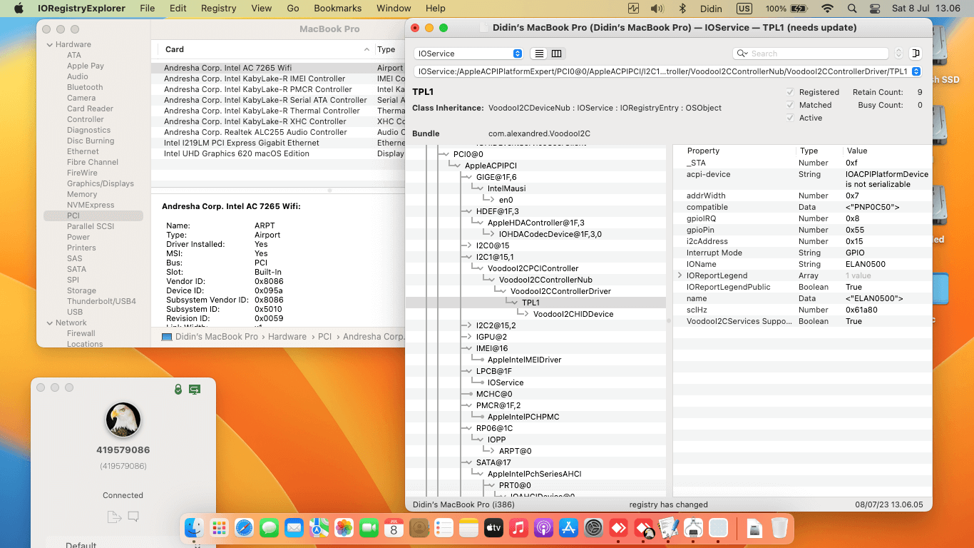 Acer TravelMate TMP2410 G2 M 83QE [KabyLake R + Intel UHD 620 + I2C]   OpenCore 1